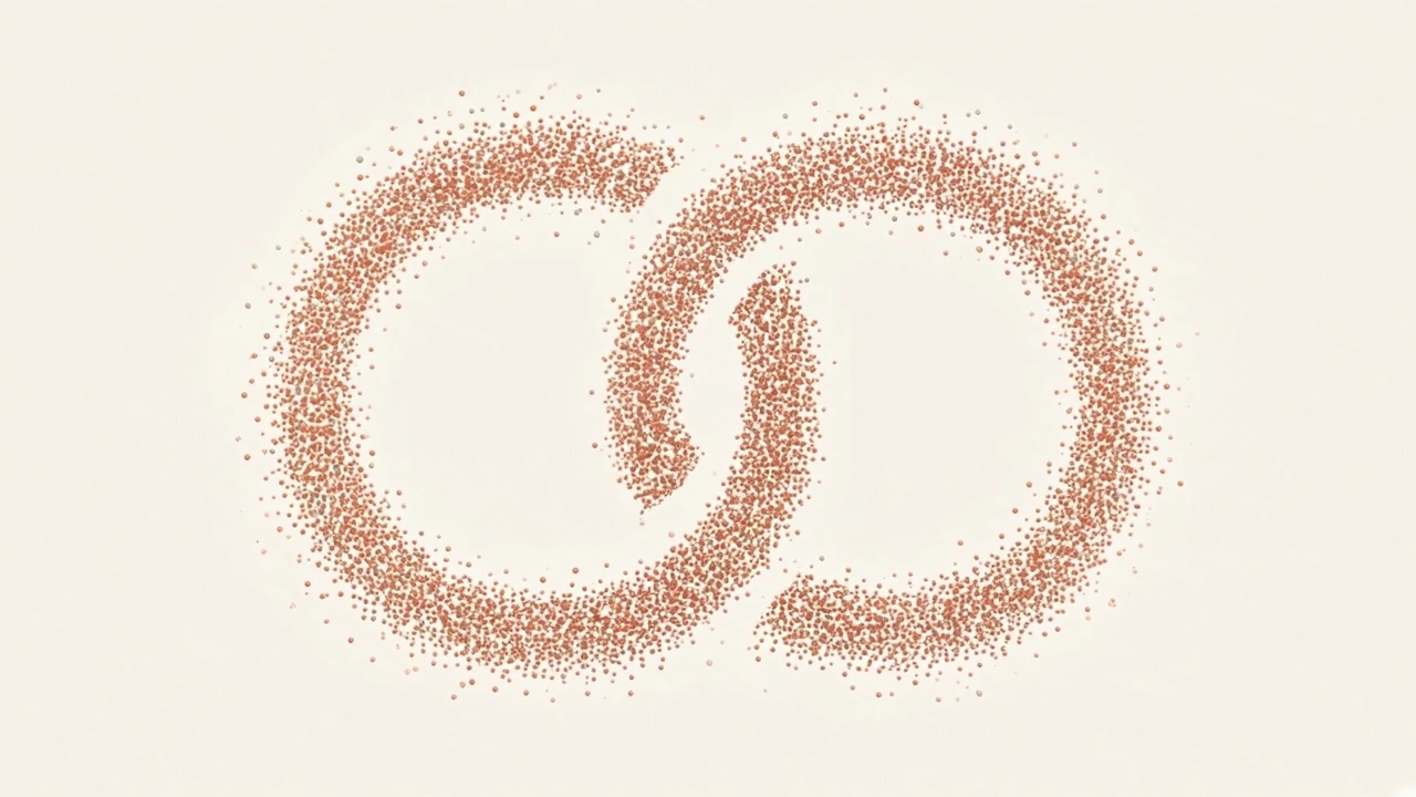 Nexocore's connected loops, made of copper particles.